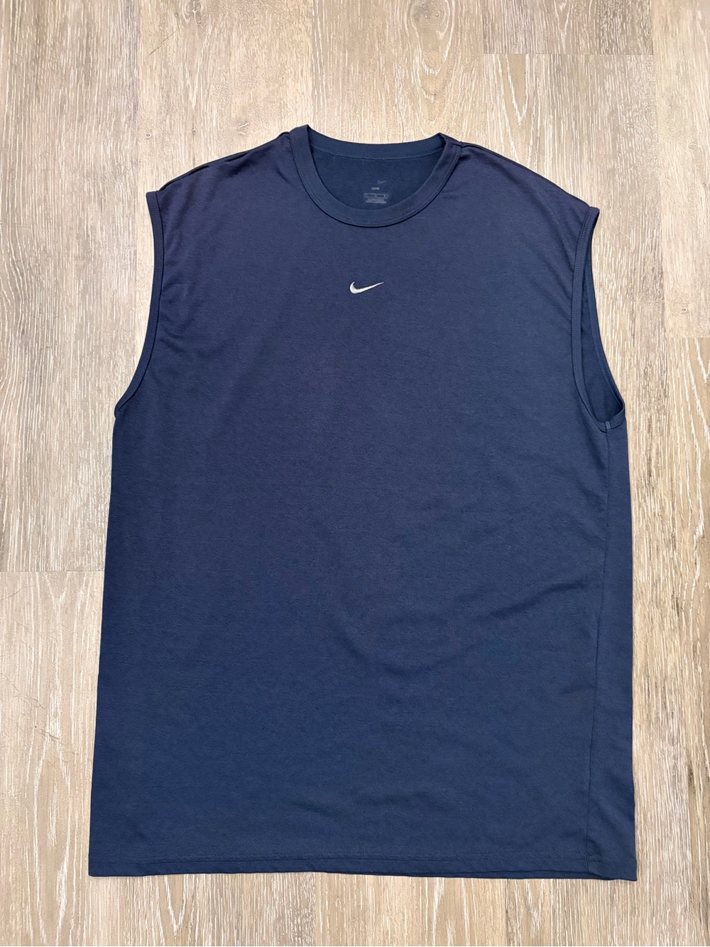 Nike Men’s Navy Sleeveless Dri Fit Tank